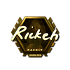 Sticker | Rickeh (Gold) | London 2018