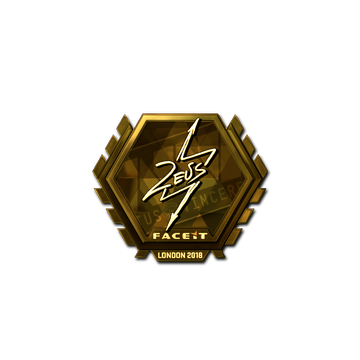Sticker | Zeus (Gold) | London 2018