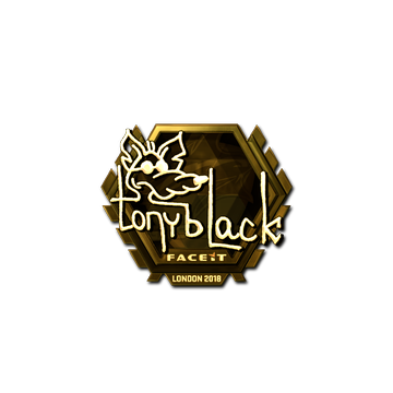 Sticker | tonyblack (Gold) | London 2018