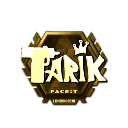 Sticker | tarik (Gold) | London 2018