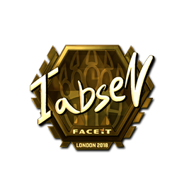 Sticker | tabseN (Gold) | London 2018
