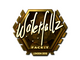 Sticker | waterfaLLZ (Gold) | London 2018