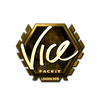 Sticker | vice (Gold) | London 2018