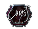 Sticker | chrisJ (Foil) | London 2018
