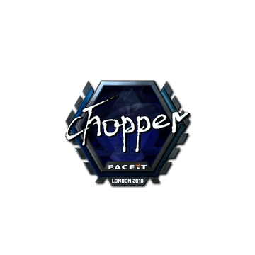 Sticker | chopper (Foil) | London 2018