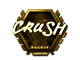 Sticker | crush (Gold) | London 2018