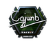 Sticker | cajunb (Foil) | London 2018