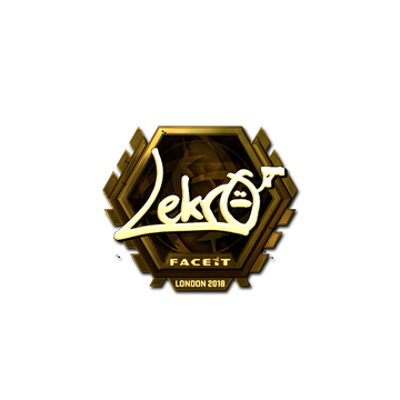 Sticker | Lekr0 (Gold) | London 2018