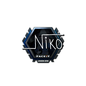 Sticker | niko (Foil)  | London 2018