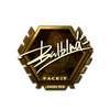 Sticker | balblna (Gold) | London 2018