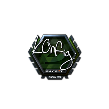 Sticker | k0nfig (Foil) | London 2018