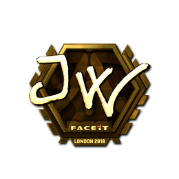 Sticker | JW (Gold) | London 2018