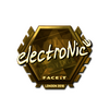 Sticker | electronic (Gold) | London 2018