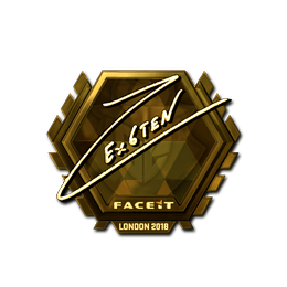 Sticker | Ex6TenZ (Gold) | London 2018