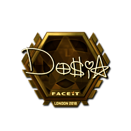 Sticker | Dosia (Gold) | London 2018