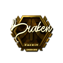 Sticker | draken (Gold) | London 2018
