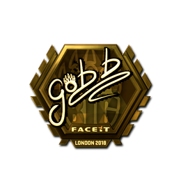 Sticker | gob b (Gold) | London 2018