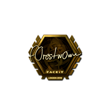 Sticker | f0rest (Gold) | London 2018