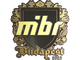 Sticker | MIBR (Gold) | Budapest 2025