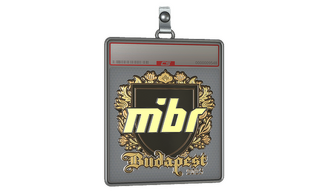 Sticker Slab | MIBR (Gold) | Budapest 2025