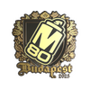 Sticker | M80 (Gold) | Budapest 2025
