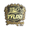 Sticker | TYLOO (Gold) | Budapest 2025
