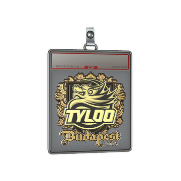 Sticker Slab | TYLOO (Gold) | Budapest 2025