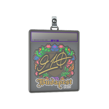 Sticker Slab | 910 (Embroidered) | Budapest 2025