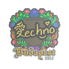 Sticker | Techno4K (Embroidered) | Budapest 2025