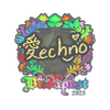 Sticker | Techno4K (Holo) | Budapest 2025