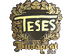 Sticker | TeSeS (Gold) | Budapest 2025