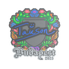 Sticker | Tauson (Embroidered) | Budapest 2025