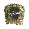 Sticker | Tauson (Gold) | Budapest 2025