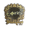 Sticker | torzsi (Gold) | Budapest 2025