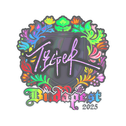 Sticker | Tiger (Holo) | Budapest 2025