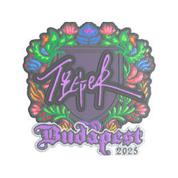 Sticker | Tiger (Embroidered) | Budapest 2025