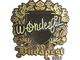 Sticker | w0nderful (Gold) | Budapest 2025
