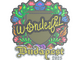 Sticker | w0nderful (Embroidered) | Budapest 2025