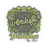 Sticker | w0nderful | Budapest 2025