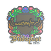 Sticker | westmelon (Embroidered) | Budapest 2025