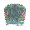 Sticker | woxic (Embroidered) | Budapest 2025