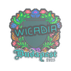Sticker | Wicadia (Embroidered) | Budapest 2025