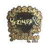 Sticker | YEKINDAR (Gold) | Budapest 2025
