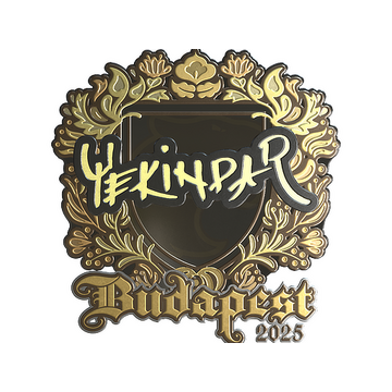 Sticker | YEKINDAR (Gold) | Budapest 2025