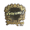 Sticker | xertioN (Gold) | Budapest 2025