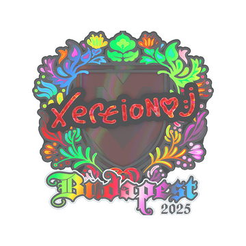 Sticker | xertioN (Holo) | Budapest 2025