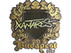 Sticker | XANTARES (Gold) | Budapest 2025