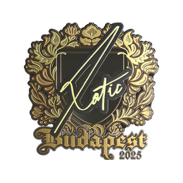 Sticker | XotiC (Gold) | Budapest 2025