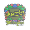 Sticker | xKacpersky (Embroidered) | Budapest 2025