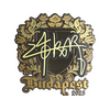 Sticker | z4KR (Gold) | Budapest 2025